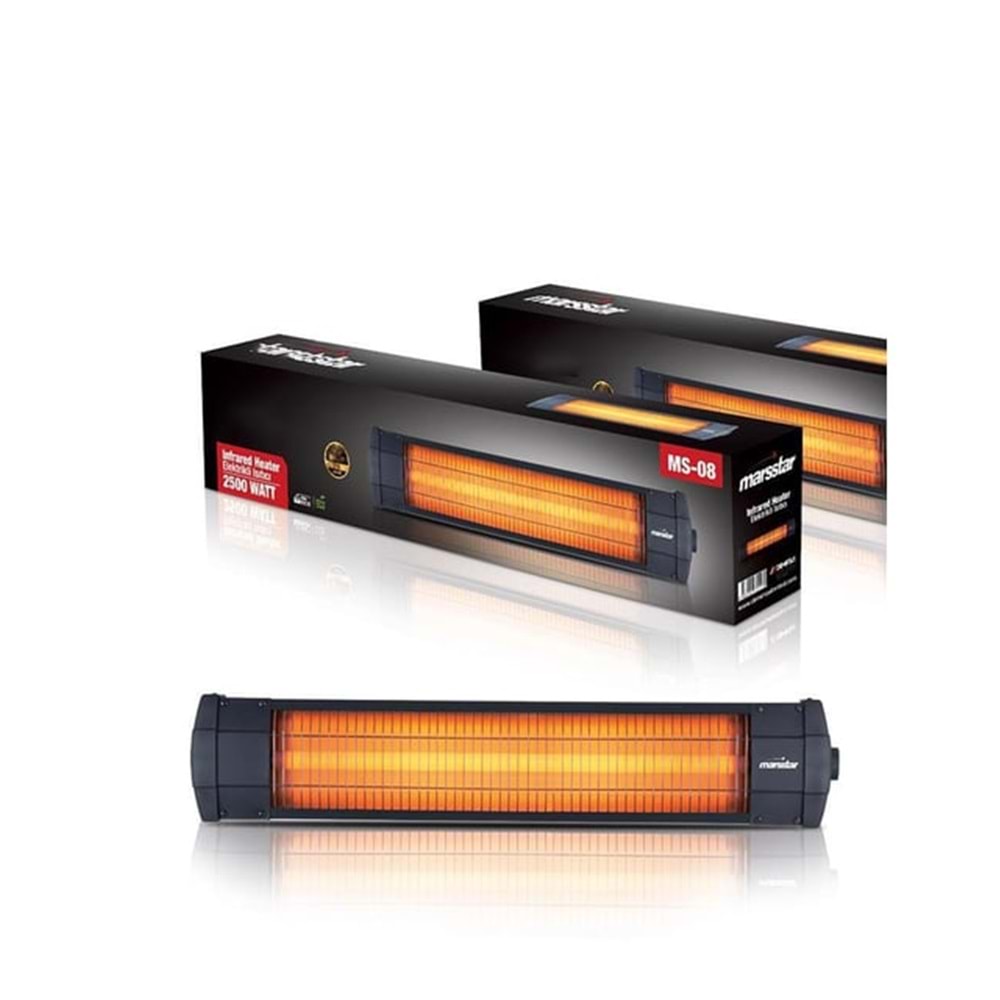 MARSSTAR MS-08 İNFARED ISITICI DUVAR TİPİ 2500W