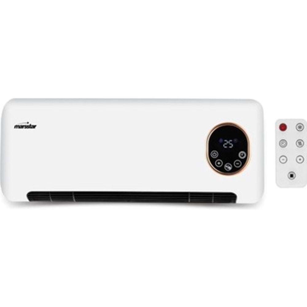 MARSSTAR MS400 KUMANDALI DUVAR TİPİ FANLI ISITICI