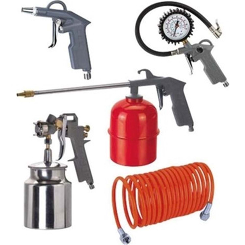 KOMPRESÖR SETİ 5 PARÇA HAVALI SET LUFT