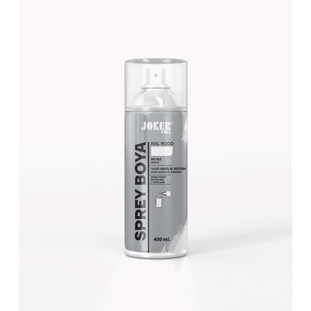 JOKER SPREY BOYA BEYAZ 400ml RAL 9000
