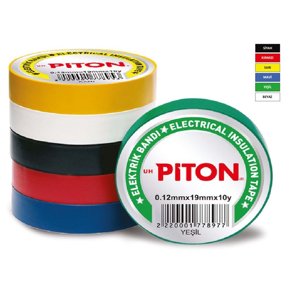 İZOLE BANT 19x10yrd (Mavi) PİTON