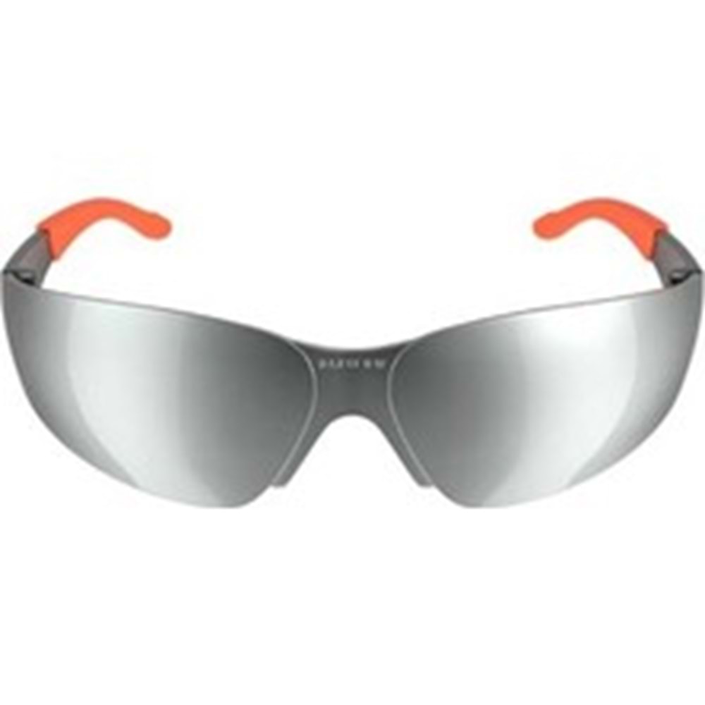 BAYMAX S900 CURVED GÜMÜŞ Aynalı Antifog Gözlük