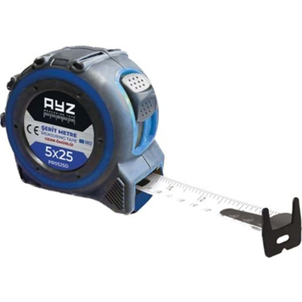 PR0525D AYZ ŞERİT METRE PROF. KORUMALI 5*25mm