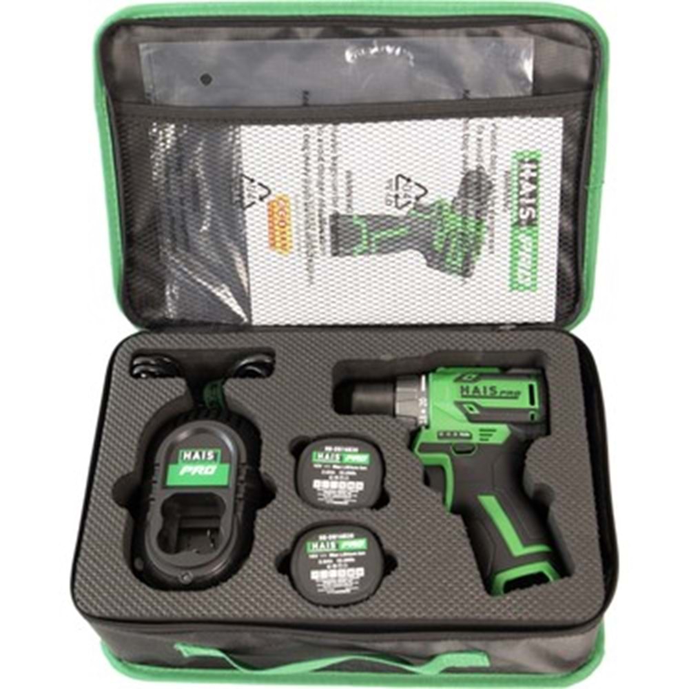 HAİS PRO RB-DB16 AKÜLÜ VİDALAMA MATKAP 16V 2.0 Ah.