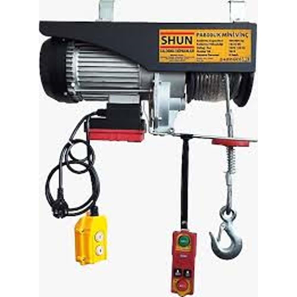 SHUN 400-800KĞ MİNİ VİNÇ UZAKTAN KUMANDALI