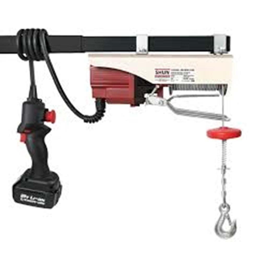 SHUN 150-300 KG AKÜLÜ VİNÇ UZAKTAN KUMANDALI 21 V