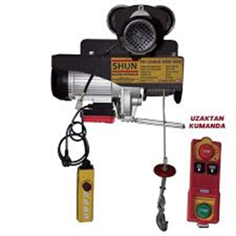 SHUN 600-1200KĞ MİNİ VİNÇ UZAKTAN KUMANDALI 4 AHREKETLİ