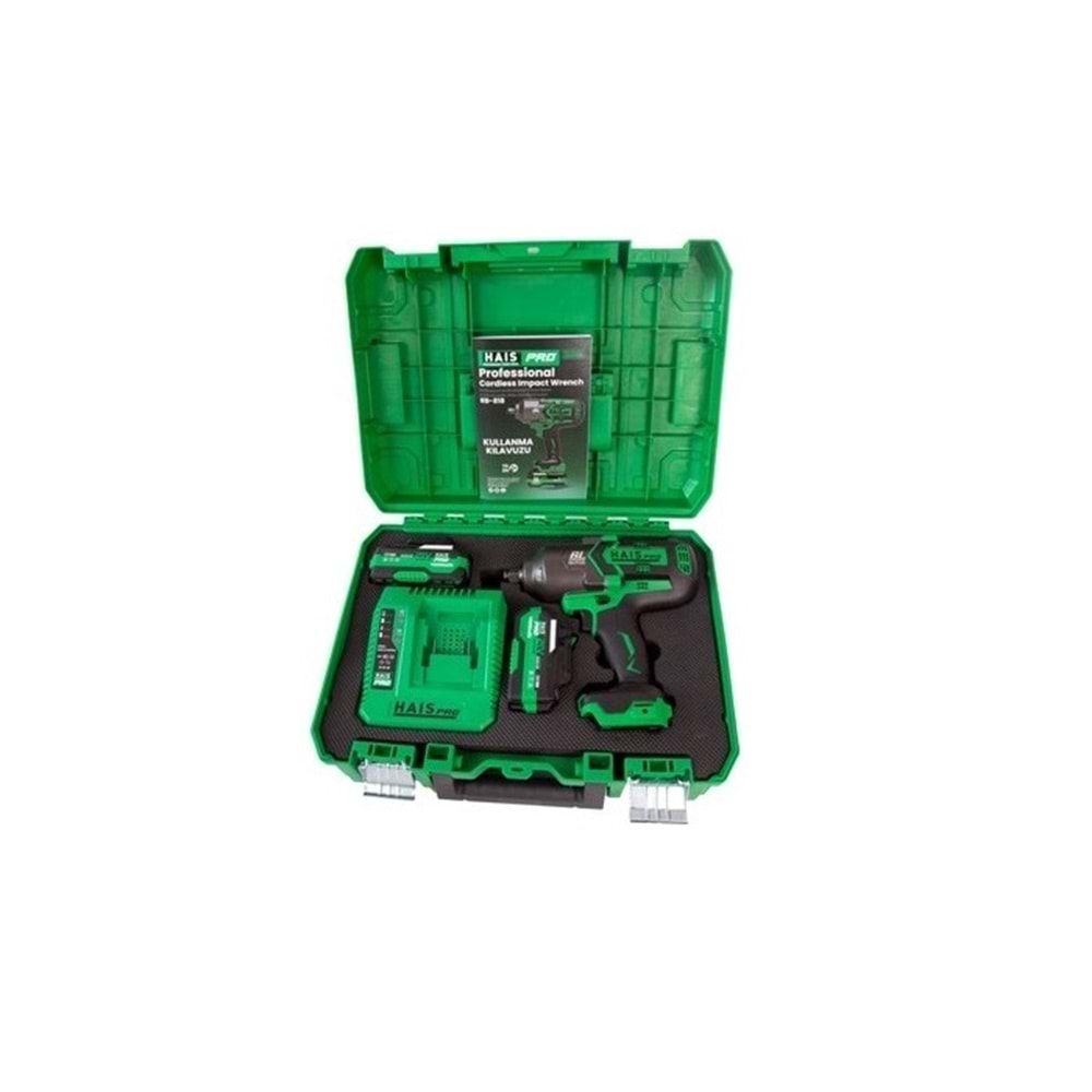 HAİSPRO RB-818 AKÜLÜ SOMUN SIKMA DARB.1300NM 21V 4.0Ah