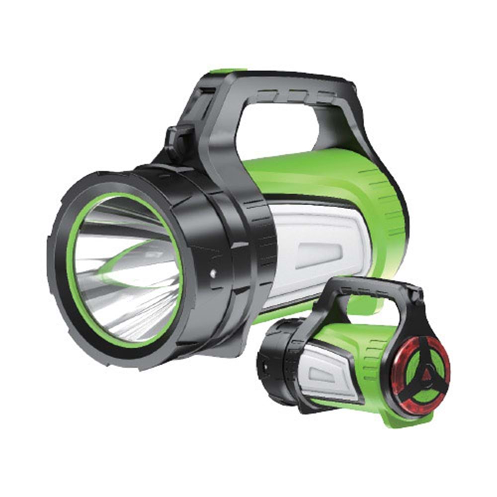 KLAUS 47714 SARJLI EL FENERİ 8W 6000MAH İKAZ AYDINLATMALI