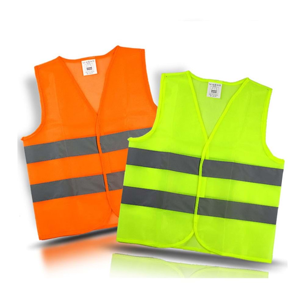 İKAZ YELEĞİ İŞÇİ SARI