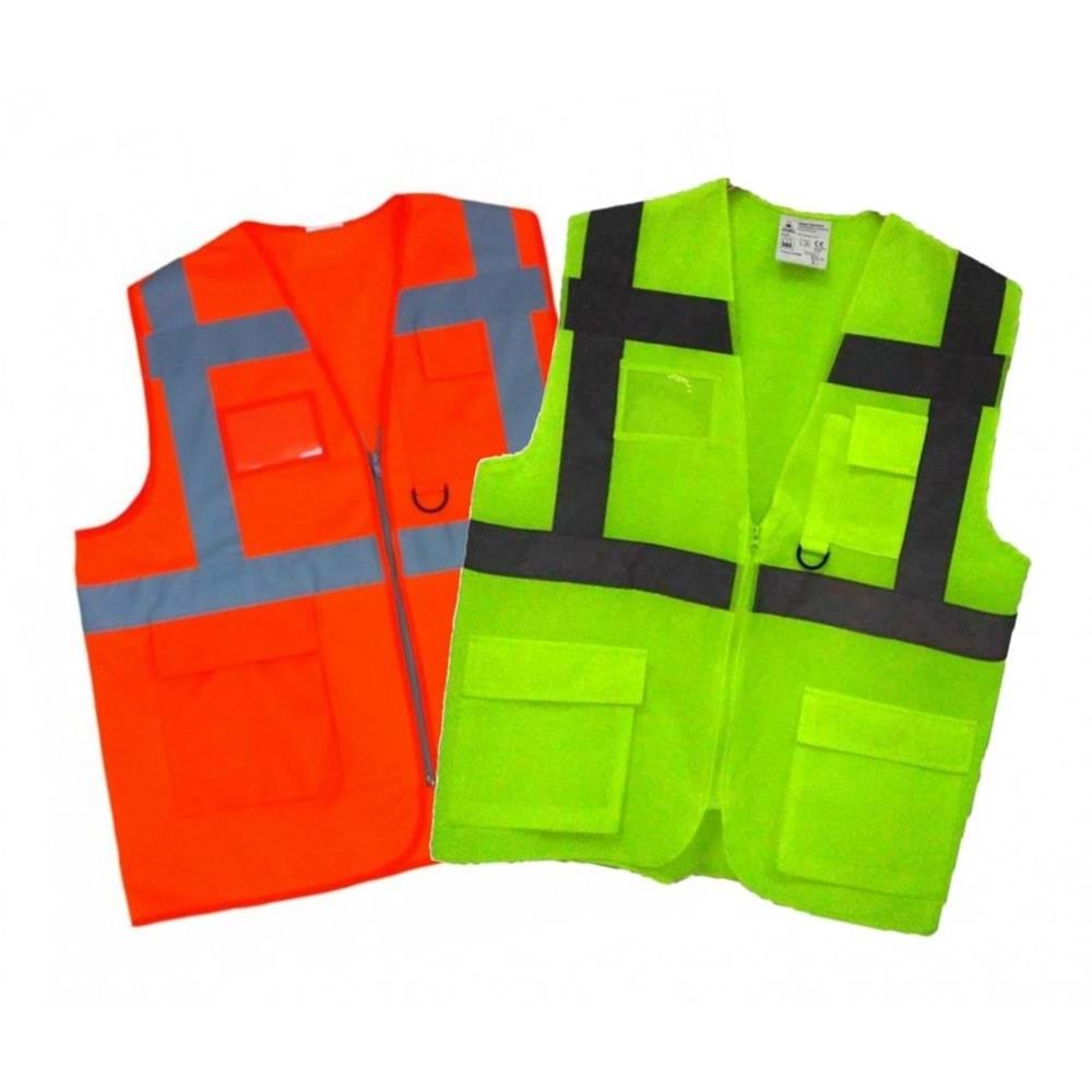 İKAZ YELEĞİ MÜHENDİS SARI