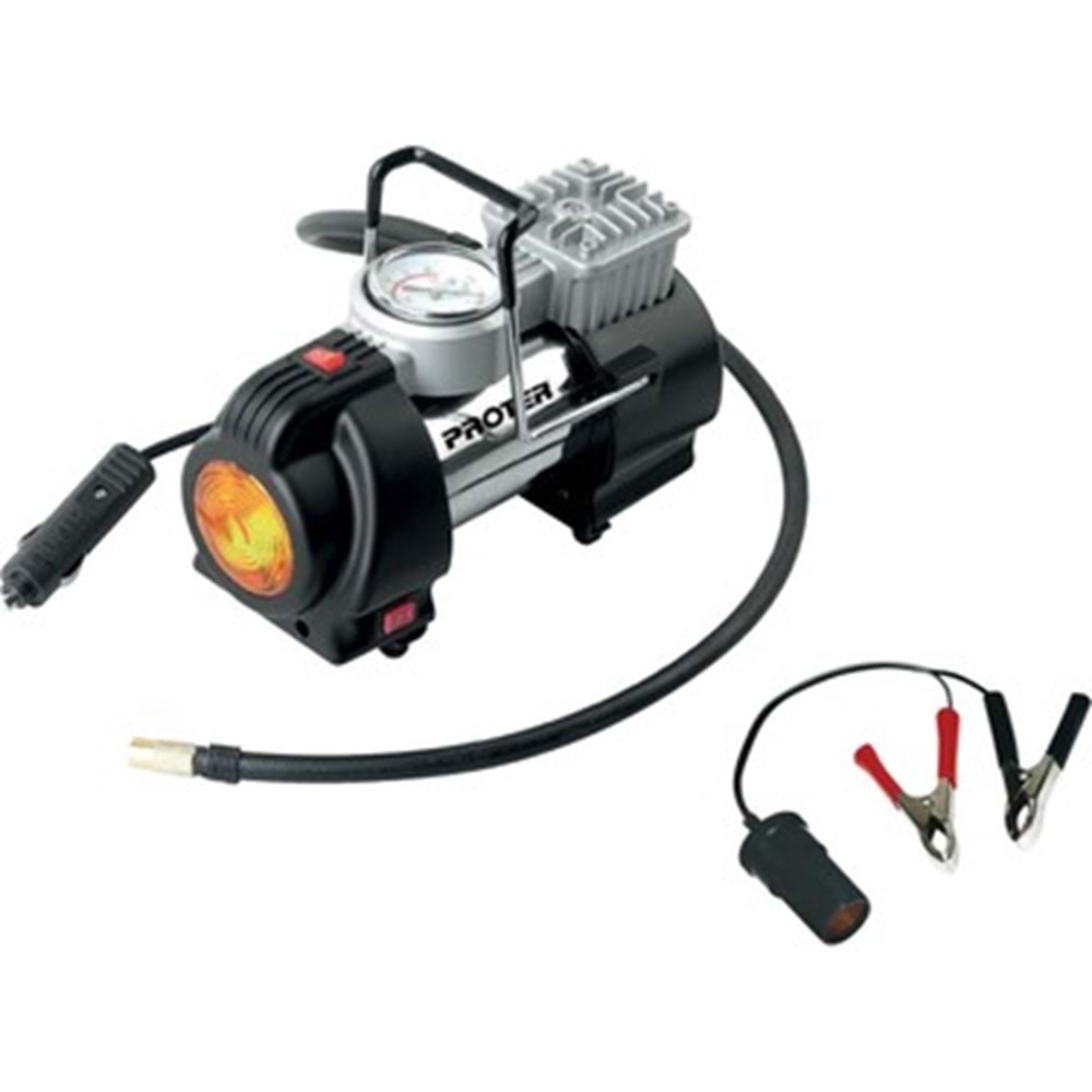 PROTER PR 242 DC 12 V 150 PSI Lambalı Lastik Şişirme