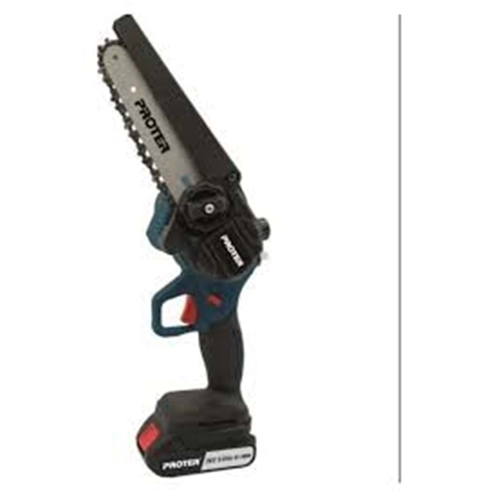 PROTER PST 115 ST KOMURUSZ SARJLI ZINCIRLI AGAC KESME 150 MM 2.0 AH 20 V