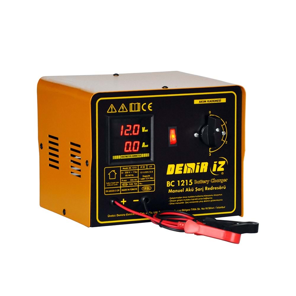 DEMİRİZ BC9015 AKÜ ŞARJ 90V 15A