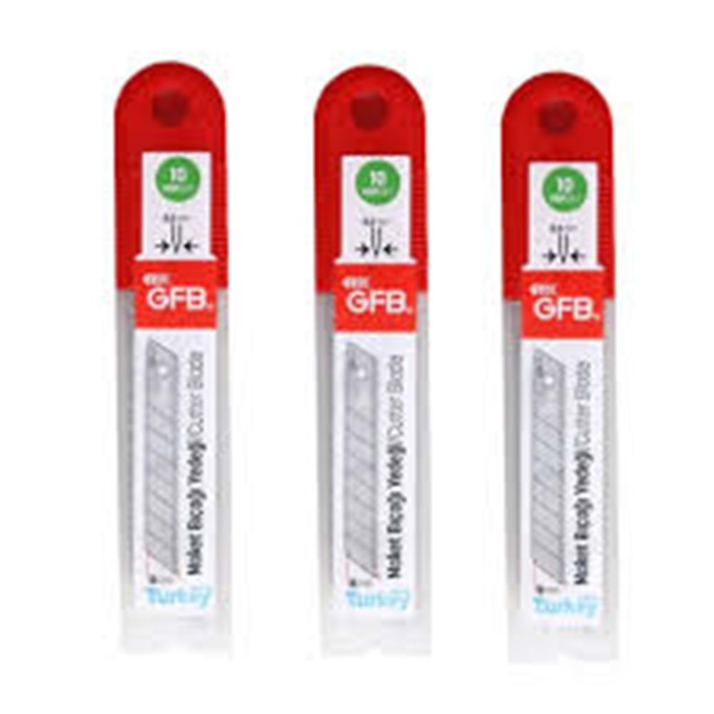 GFB MAKET BIÇAK AĞZI YEDEK 18 x 0,5 7 KIRIMLI