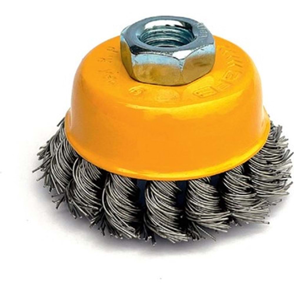 GFB PASLANMAZ BURGULU ÇANAK FIRÇA 65mm