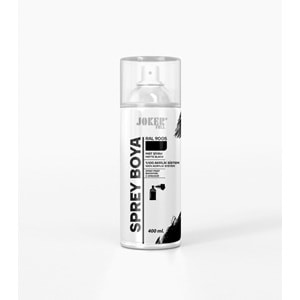 JOKER SPREY BOYA MAT SİYAH 400ml RAL 9005