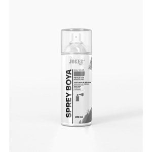 JOKER SPREY BOYA METALİK GRİ 400ml RAL 9023