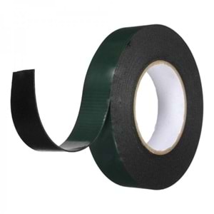 ÇİFT TARAFLI KÖPÜK BANT 30mmx10m (Yeş-Siy) PİTON