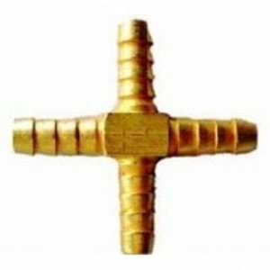 HORTUM EKİ DÖRT UÇLU SARI 8mm