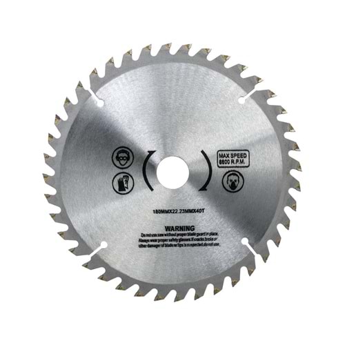 SUNTA KESME TESTERESİ 180*22,3*Z40