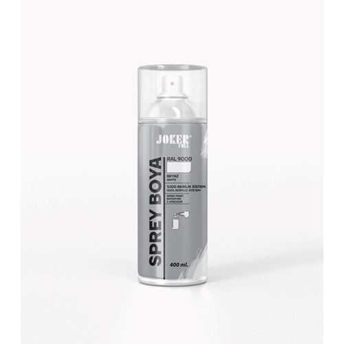 JOKER SPREY BOYA BEYAZ 400ml RAL 9000