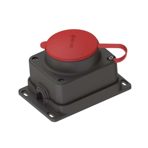 TEKLİ TRİFAZE DUVAR TİPİ PRİZ KLEMENSLİ