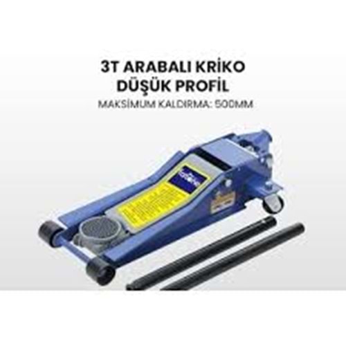 FATONE 3TON ALÇAK ŞASE ARABALI KRİKO