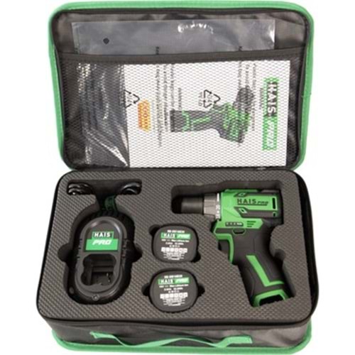 HAİS PRO RB-DB16 AKÜLÜ VİDALAMA MATKAP 16V 2.0 Ah.