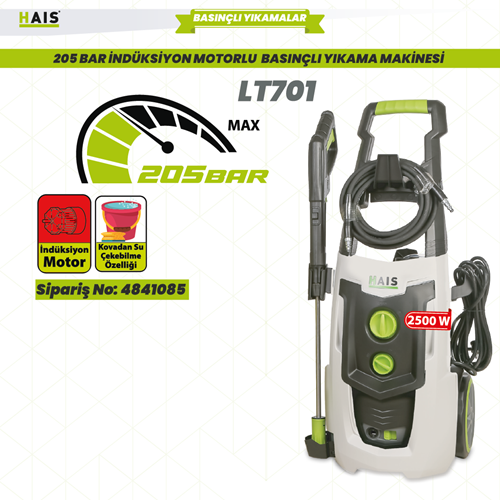 YIKAMA MAKİNESİ 205 BAR BASINÇLI LT701-2500A HAİS