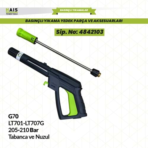 TABANCA VE NUZUL G70 205-210 BAR HAIS