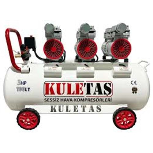 HAVA KOMPRESÖRÜ SESSİZ YERLİ 100 LT. 3 HP KULETAŞ