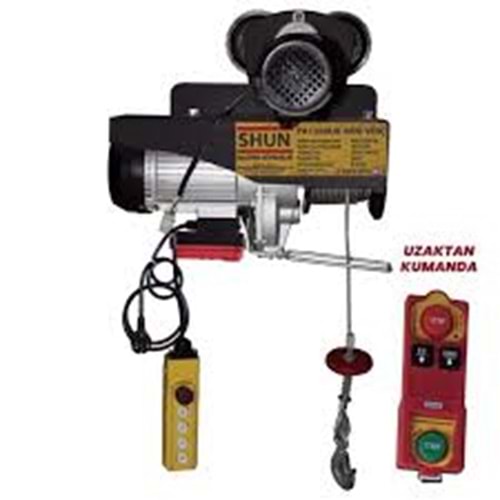 SHUN 600-1200KĞ MİNİ VİNÇ UZAKTAN KUMANDALI 4 AHREKETLİ