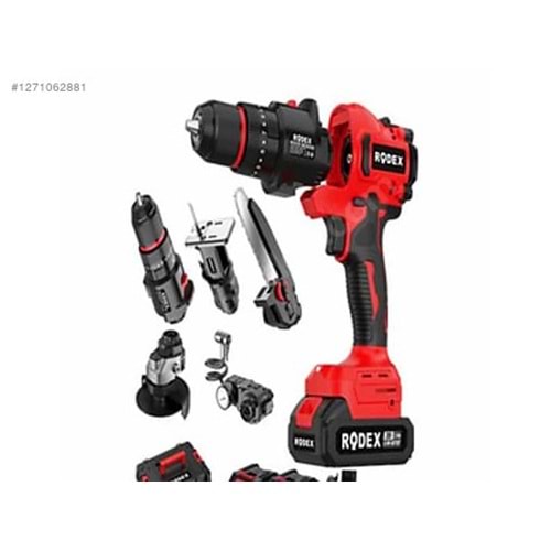 RODEX A.ÇOK AMAÇLI 20V 5 DEĞİŞTİRİLEBİLİR BAŞLIKLI