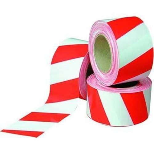 İKAZ ŞERİDİ KIRMIZI-BEYAZ 250 MT