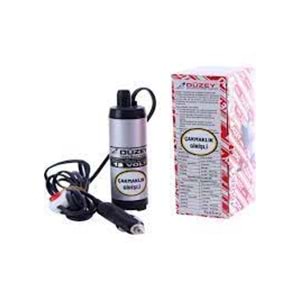 12 VOLT BORU TİP SIVI TRANSFER POMPASI KÜÇÜK