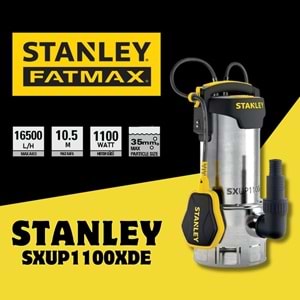 STANLEY SXUP 1100 XDE KİRLİ SU DALGIÇ POMPA 1100W