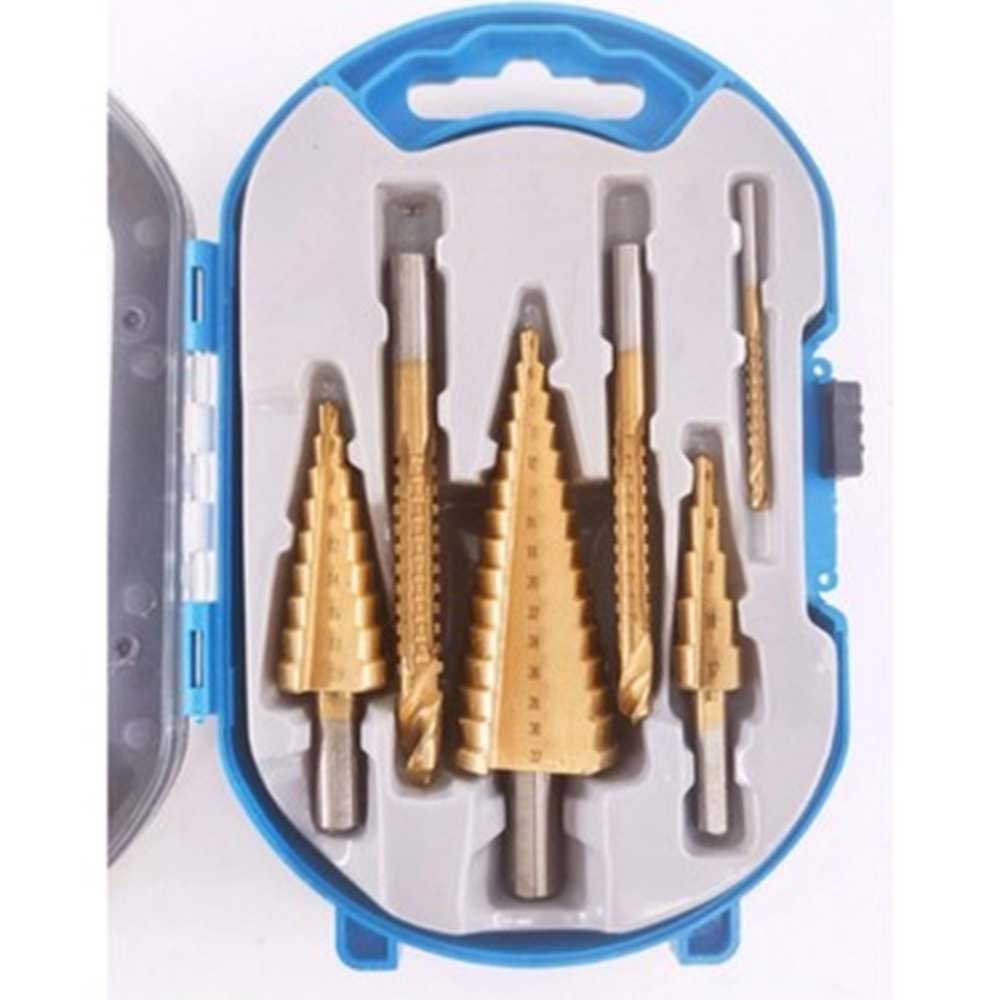 Kademeli Sac Delme Takımı 6 Parçalı